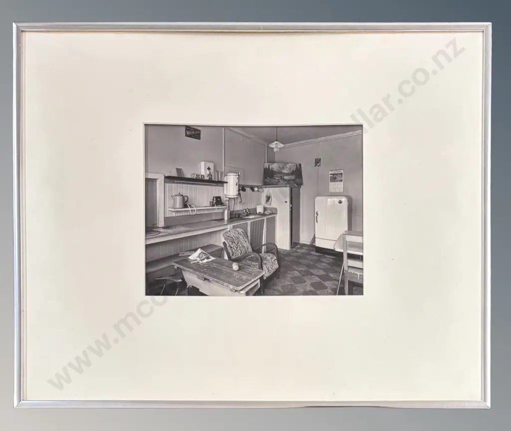 Richard Wotton Photograph - Smoko Rooms, Gilberd's Soap Works, Wanganui 190x235mm Image 1++