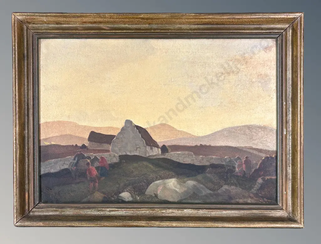 Signed - Evening Near Dygert, County Donegal, 340x490mm Image 1++
