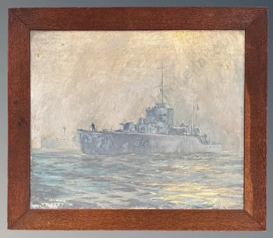 John Dallison - U76, oil on canvas 500x600mm Image 1++