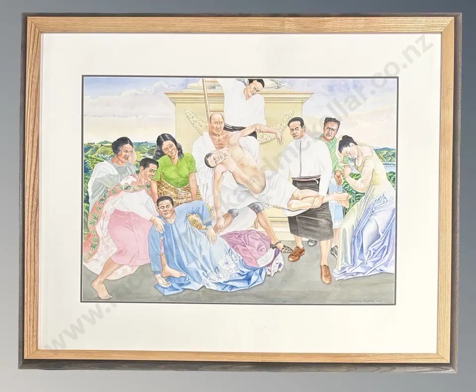 R Swanney-Macpherson - Poverty of Riches #7, 2002, watercolour on paper,490x685mm Image 1++