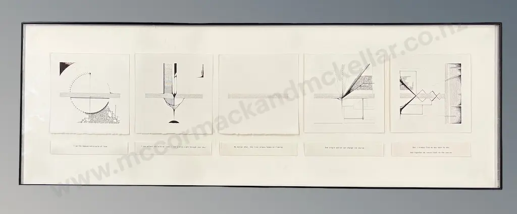 Unsigned - Impenetrable Cycle of Life, ink on paper (5), 220x895mm Image 1++