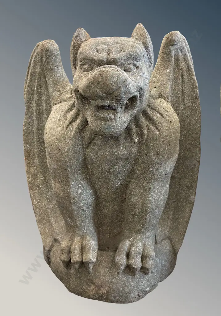 River Stone Gargoyle Garden Statue H70cm Image 1++