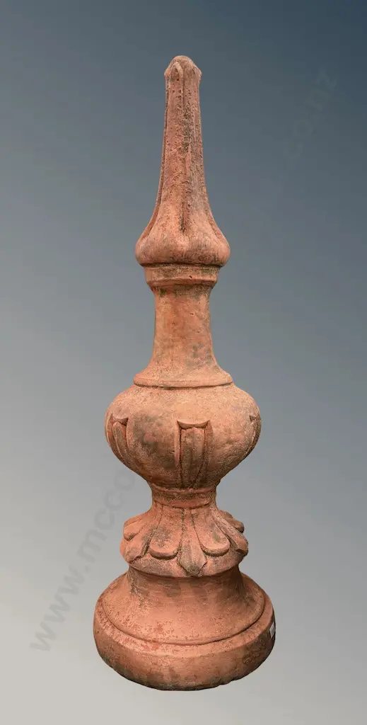 Terracotta Architectural Garden Finial H73cm Image 1++