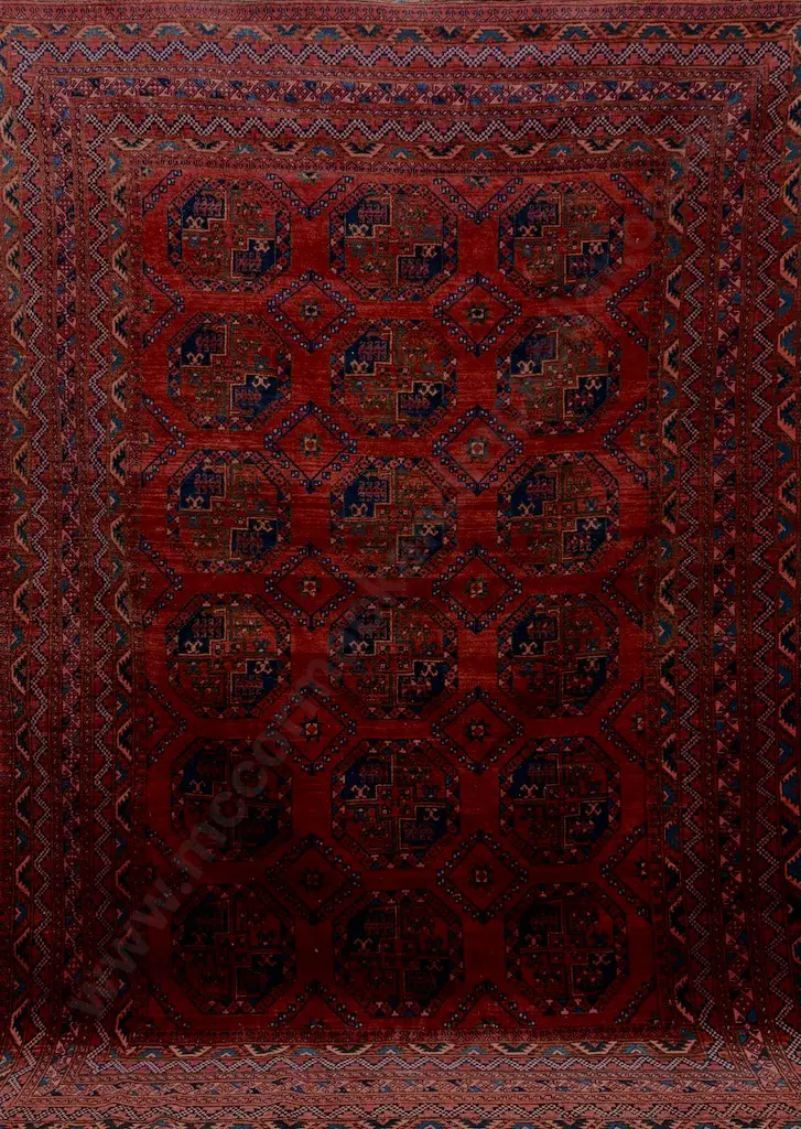 Persian Rug - Red and Blue Tones 290x210cm Image 1++