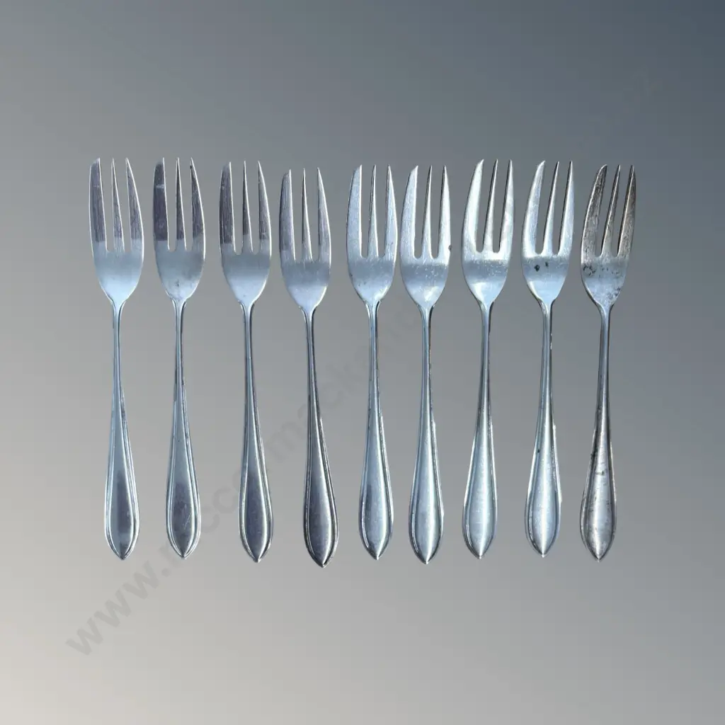 Nine 835 Silver Forks, TW173gms Image 1++