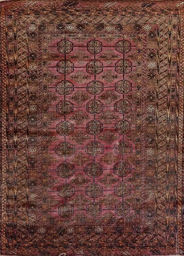 Persian Rug - Red, Brown and Orange Tones 160x120cm Image 1++