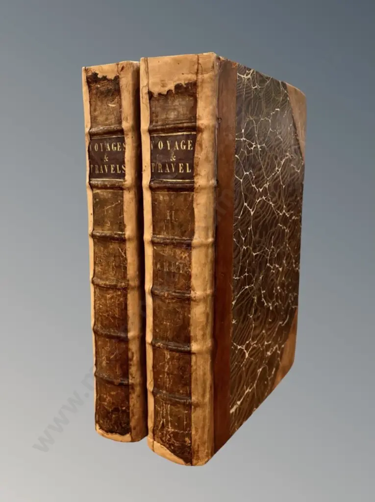 Two Early 18C Books - Voyage and Travel Image 1++