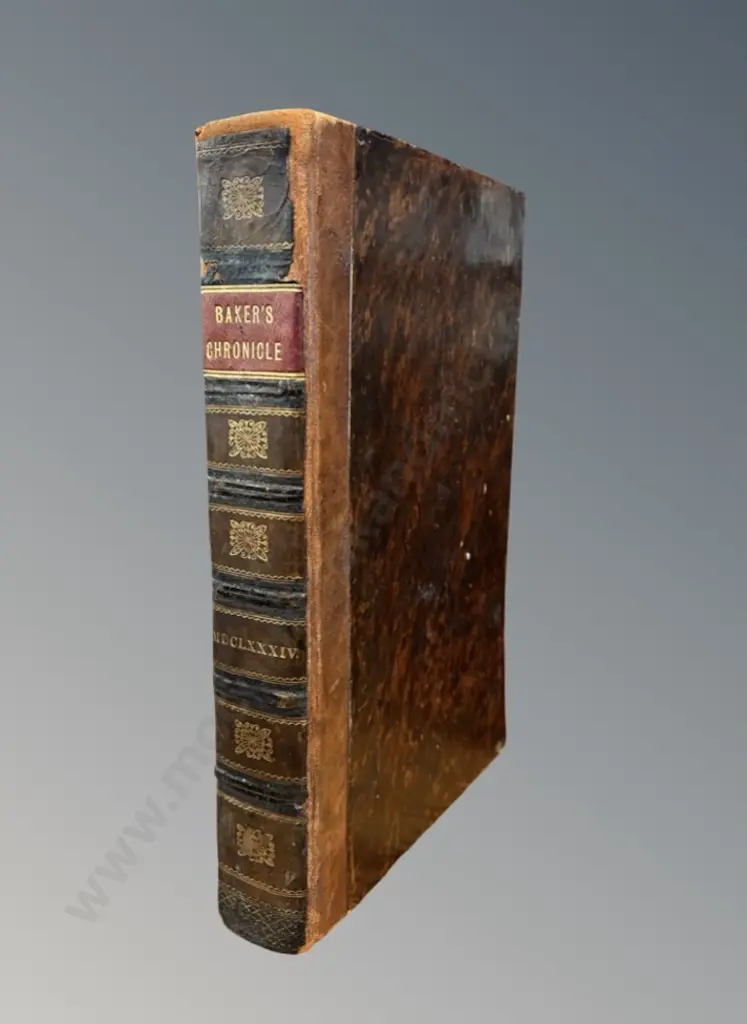 Early 18C Book - Baker's Chronicle Image 1++