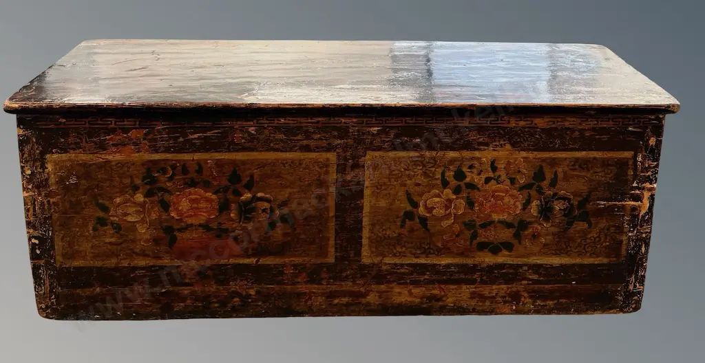 Wooden Arts & Crafts Storage Bench, H32xL87xD30cm Image 1++