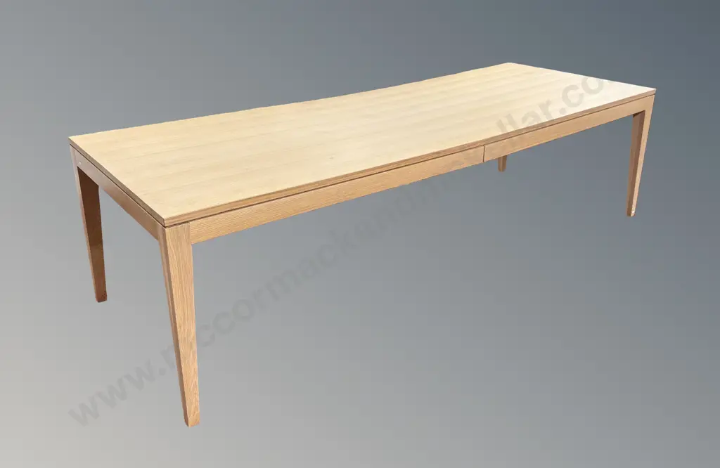 David Shaw Oak Dining Table L270xW101xH75cm rrp $11,000 Image 1++