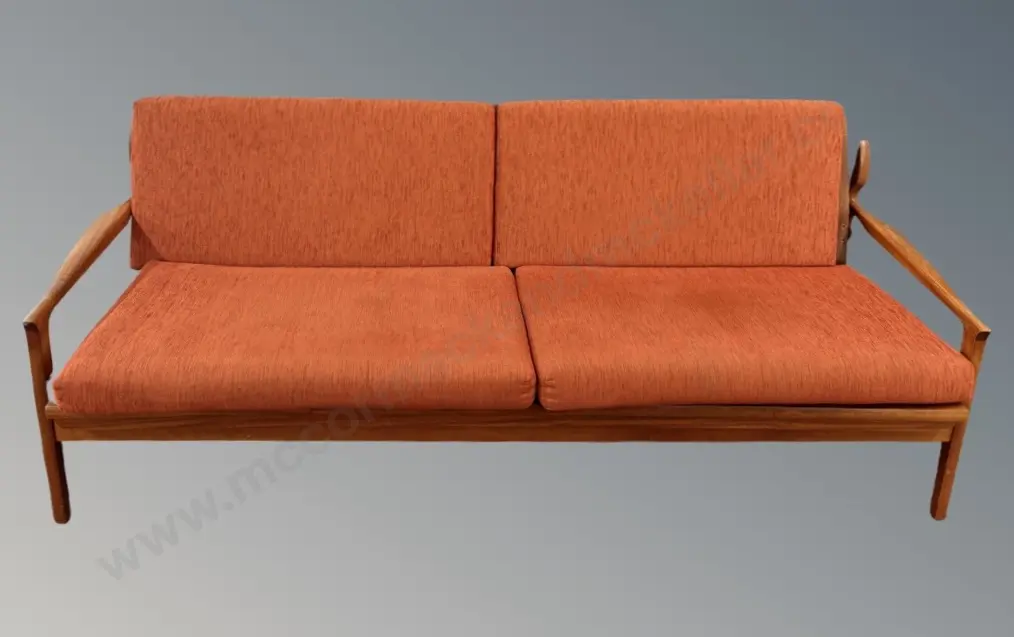 Don Furniture NZ Mid Century Folding Sofa Daybed, c1960's Image 1++