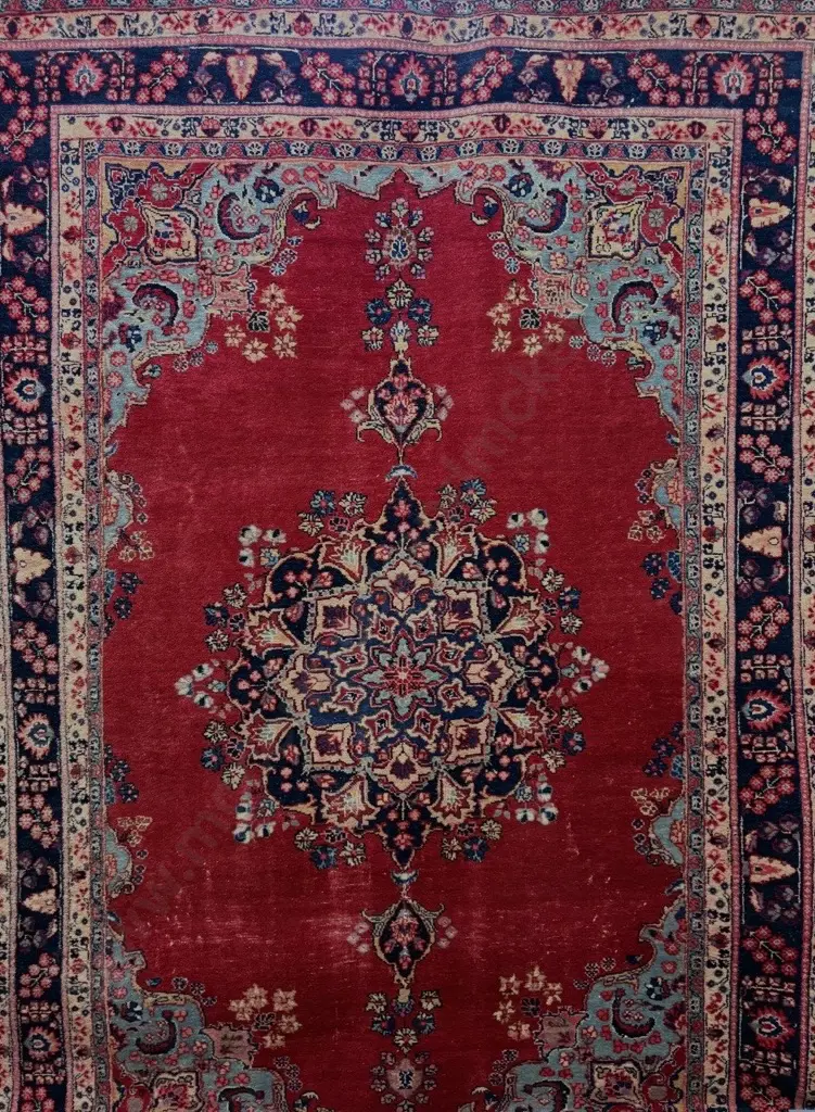Persian Rug - Red, Pink and Blue Tones (to be measured) Image 1++