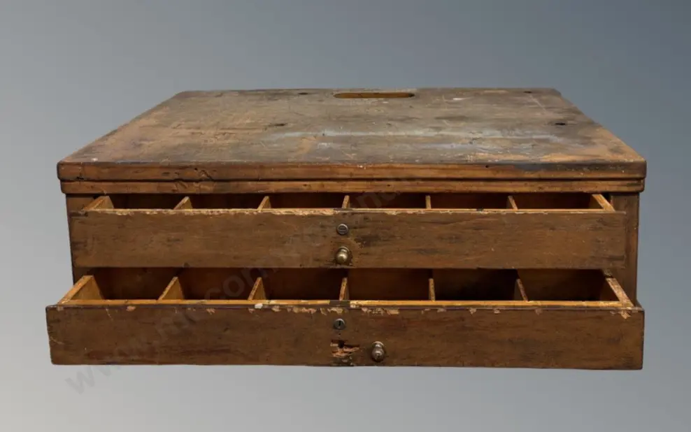 1890's NCR Cash Drawers AF H24xW74xD51cm Image 1++