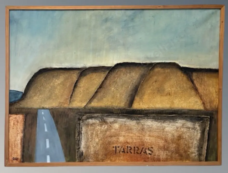 Melvin Day - Tarras, oil on canvas, 830x1150mm Image 1++