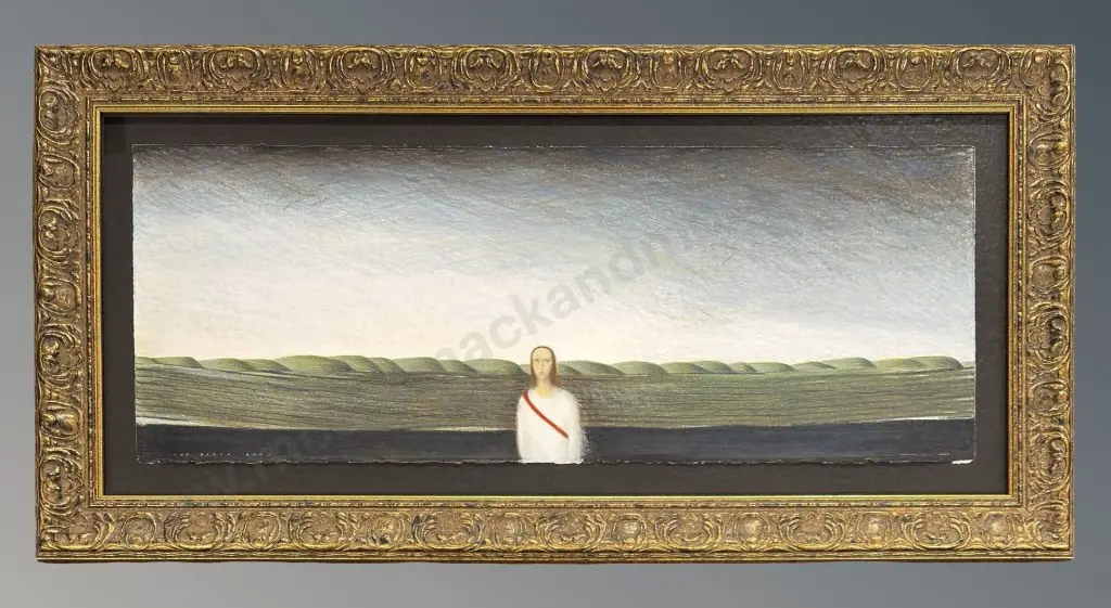 Kathryn Madill - The Black Road, 2000, pastel on paper, 290x770mm Image 1++