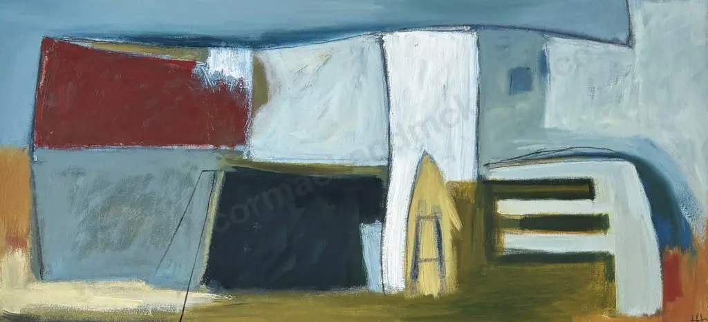 Heath Hearn - Bunker, oil on board, 350x700mm Image 1++