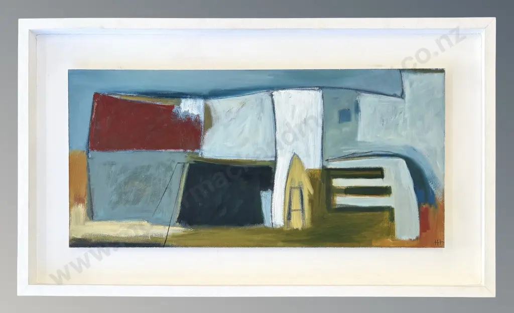 Heath Hearn - Bunker, oil on board, 350x700mm Image 1++