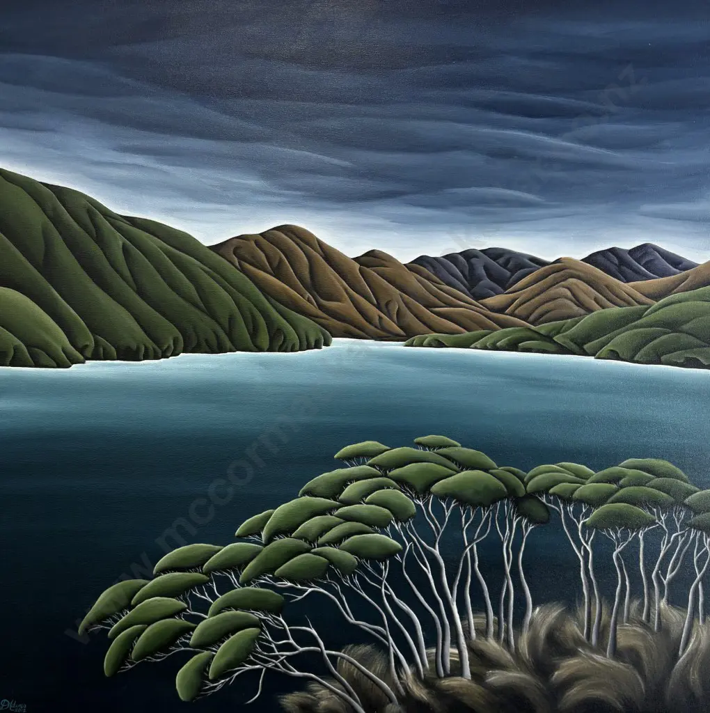 Diana Adams - Mount Taylor, oil on canvas, 2012, 800x800mm Image 1++