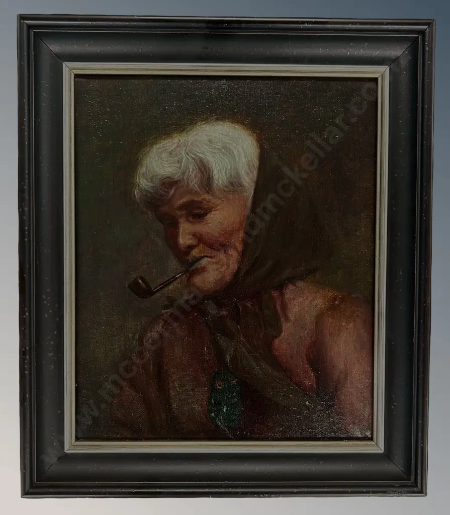 Vera Cummings - Guide Sophia, oil on canvas (restored) 300x240mm Image 1++