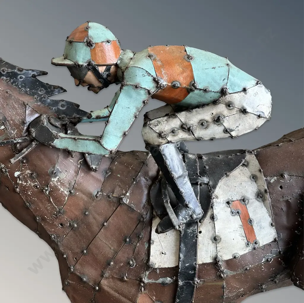 Hannah Kidd - No. 1, Steel and Corrugated Iron Sculpture, H1200xL1530mm Image 1++