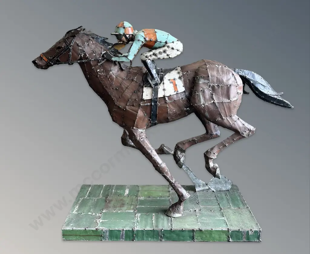 Hannah Kidd - No. 1, Steel and Corrugated Iron Sculpture, H1200xL1530mm Image 1++