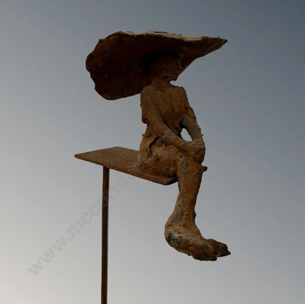Jacqui Gibbs Chamberlain Sculpture - Sunhat, steel, H1720mm Image 1++