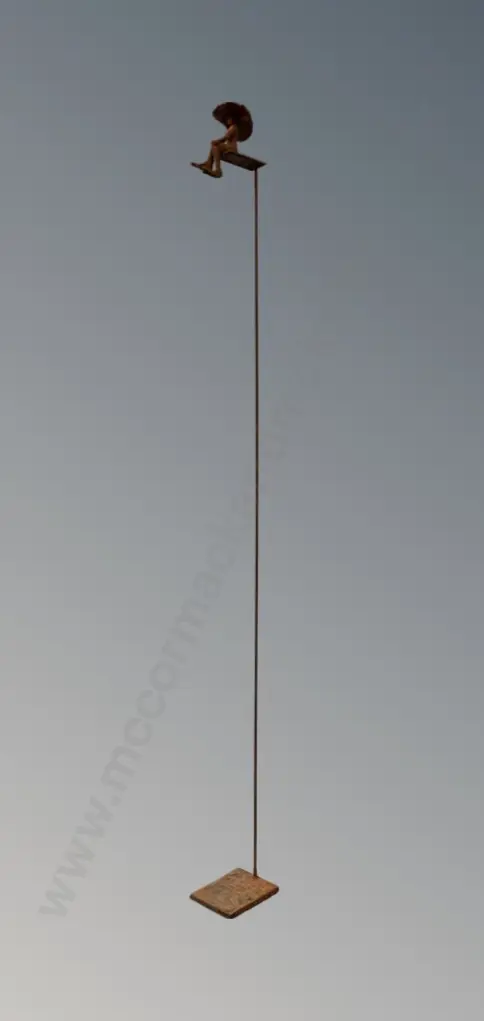 Jacqui Gibbs Chamberlain Sculpture - Sunhat, steel, H1720mm Image 1++
