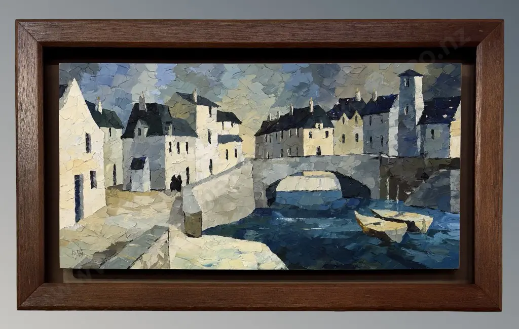 Tom Esplin - Brittany, oil on board, 215x420mm Image 1++