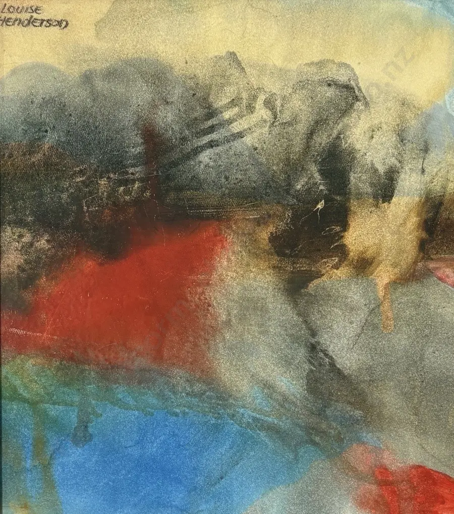 Louise Henderson - untitled, watercolour on paper 395x350mm Image 1++