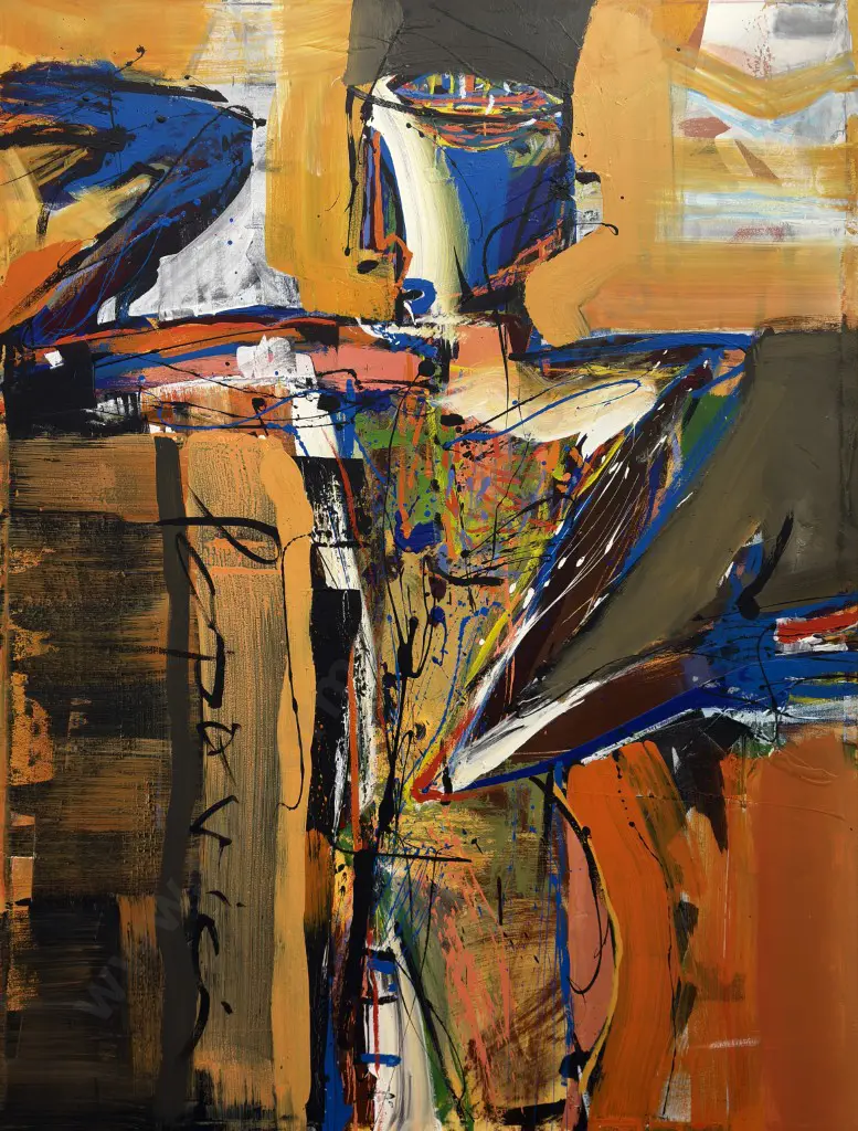 Cristina Popovici - Adam, 1999, acrylic on canvas 1650x1225mm Image 1++