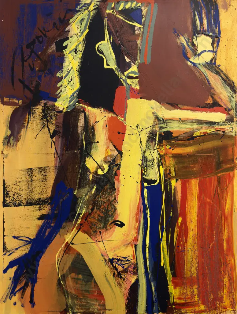 Cristina Popovici - Eve 1999, acrylic on canvas 1650x1225mm Image 1++