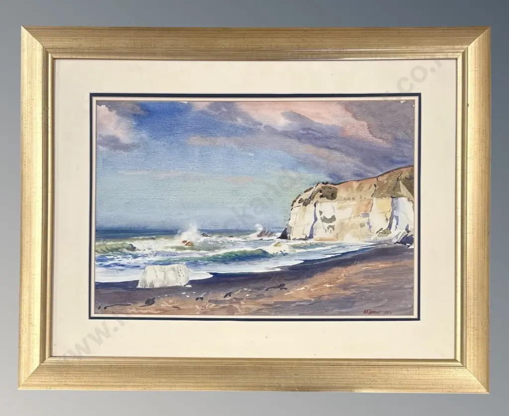 AA Deans - Coastline, 1980, watercolour on paper, 360x545mm Image 1++