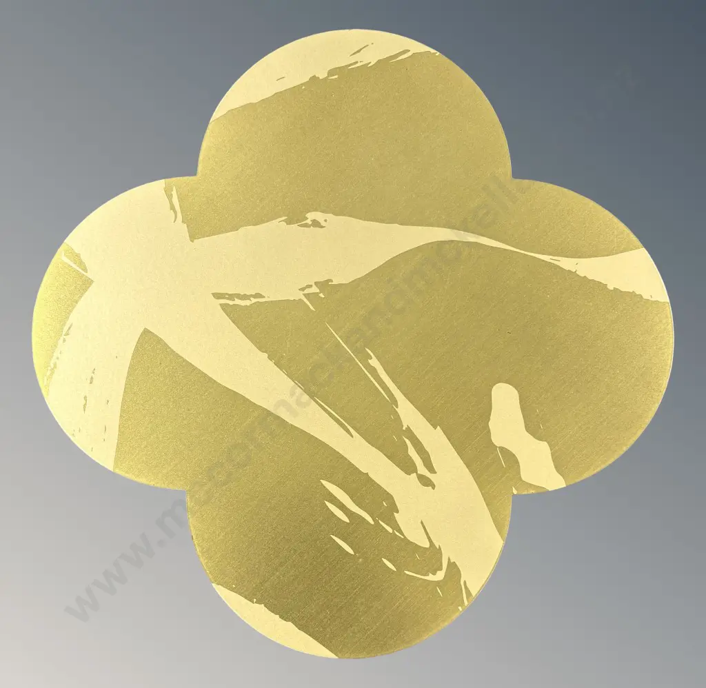Max Gimblett - Remembrance, 2015, quatrefoil, 250x250mm Image 1++