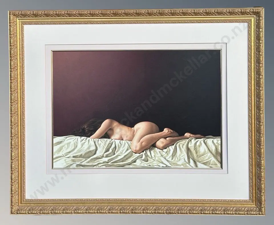 Geoff WIlliams - Sleeping Beauty, oil on board, 700x500mm Image 1++