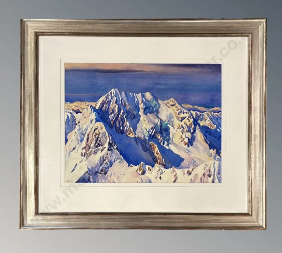 AA Deans - Southern Alps, 1999, watercolour on paper, 500x655mm Image 1++