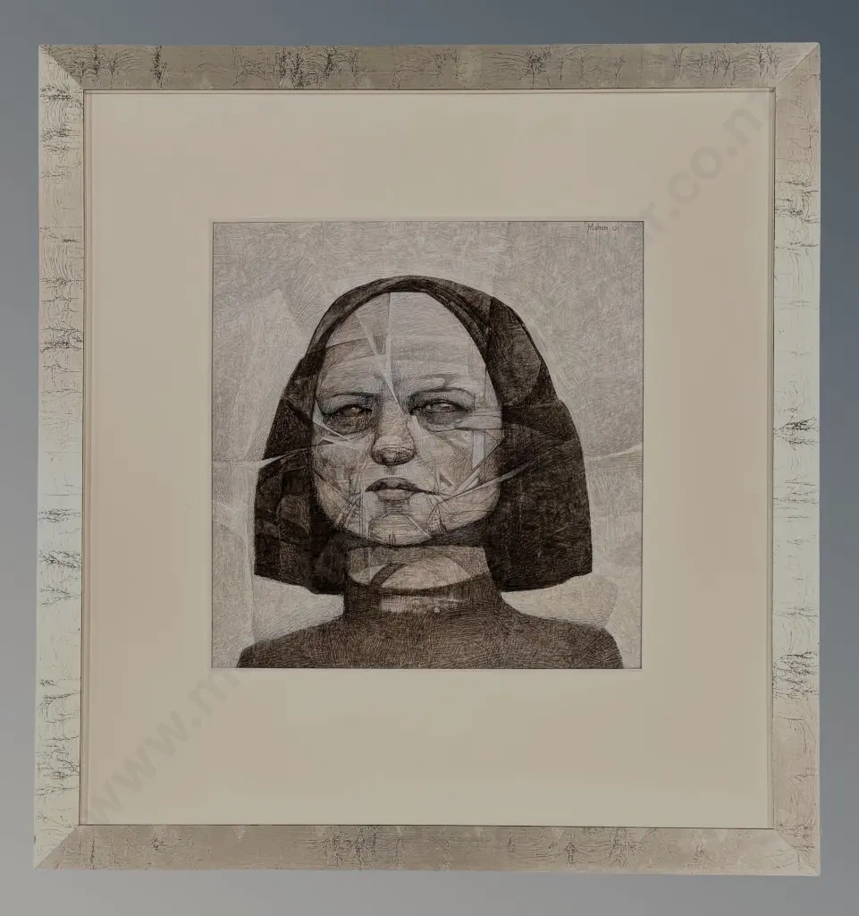 Sam Mahon - Rima, 2001, acrylic on board, 300x290mm Image 1++