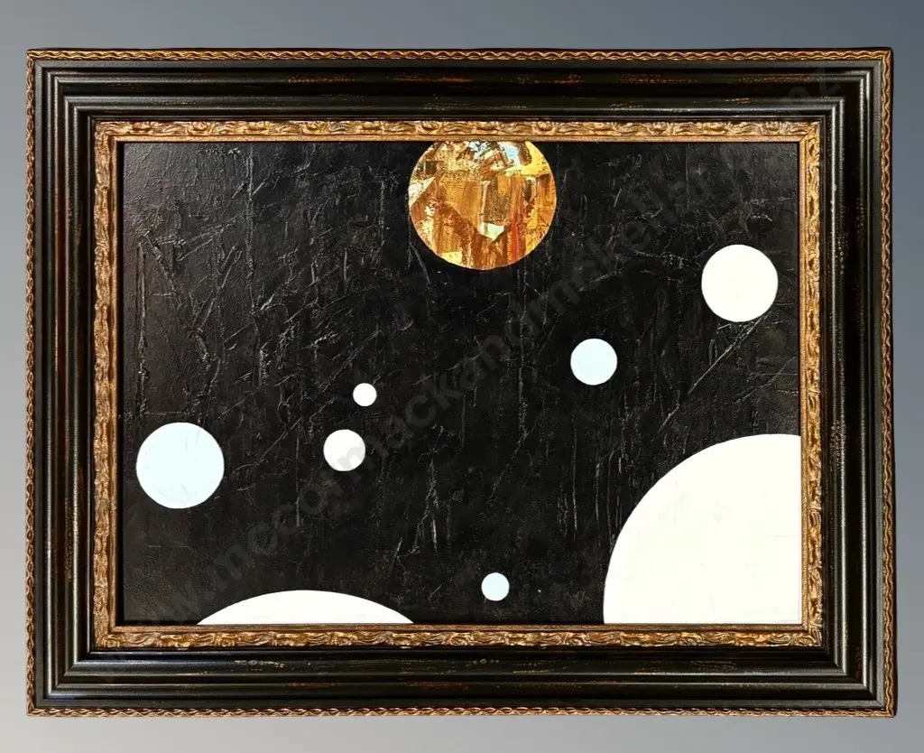 Unsigned - Untitled, oil and acrylic on board, 490x695mm Image 1++
