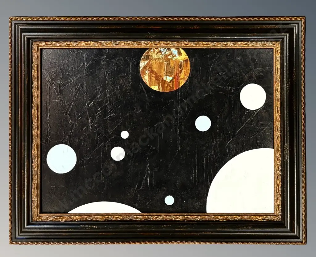 Unsigned - Untitled, oil and acrylic on board, 490x695mm Image 1++