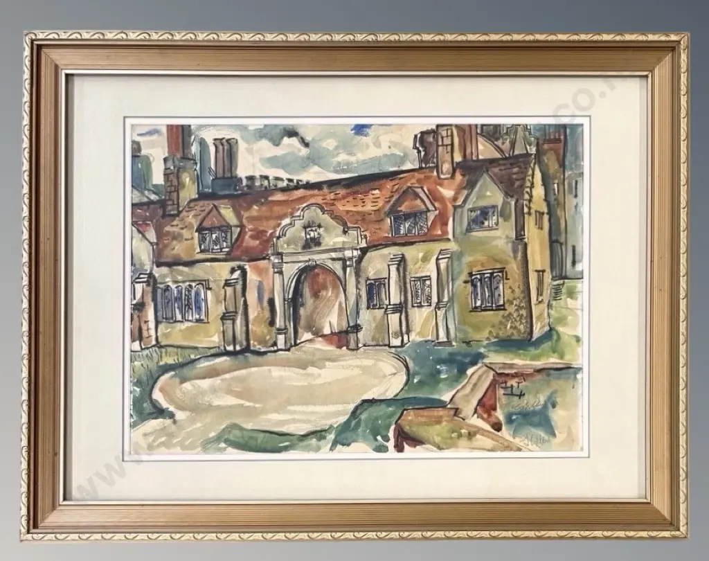 Tom Esplin - Manor House, watercolour on paper, 300x400m Image 1++