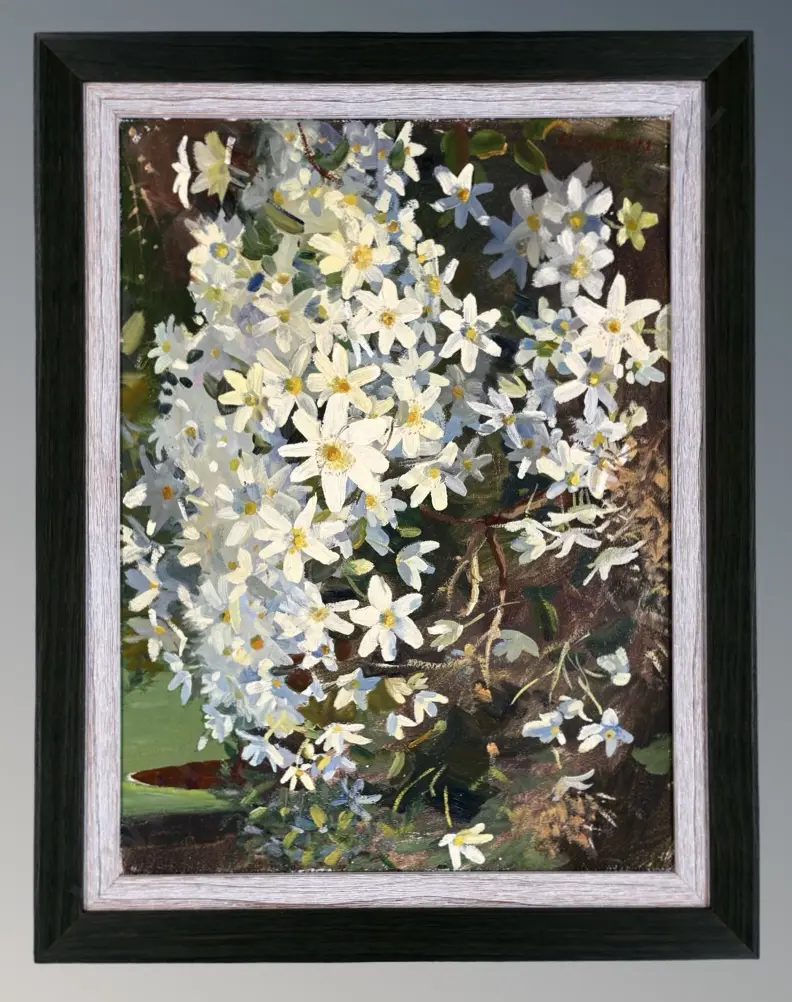 AA Deans - Puawhananga, 1973, oil on board, 595 x 435mm Image 1++