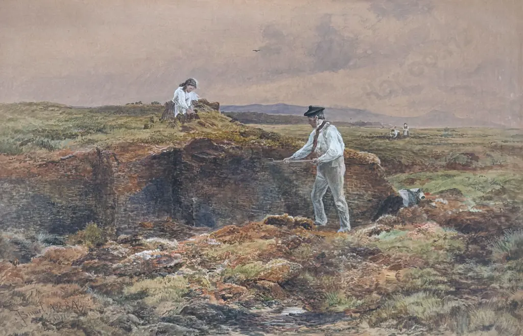J Smart - Wi Daddy at the Peats, watercolour on paper, 620x960mm Image 1++