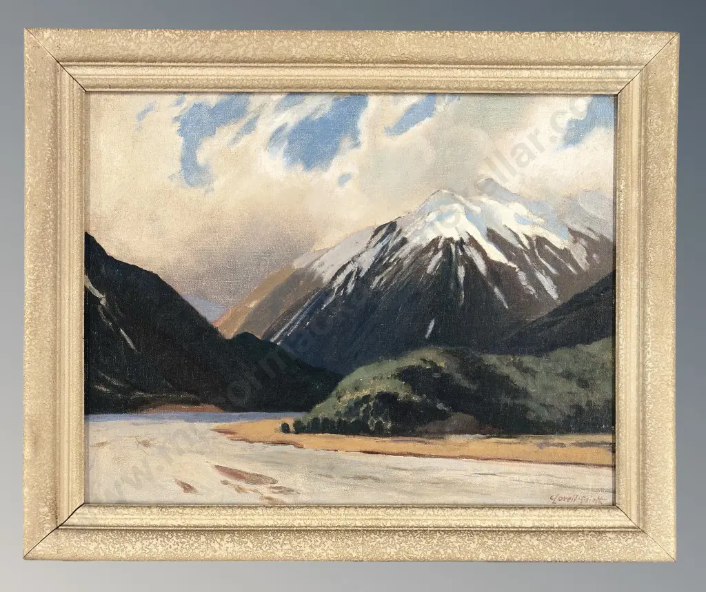 Colin Lovell-Smith - Storm in the Bealey, oil on board, 350x450mm Image 1++