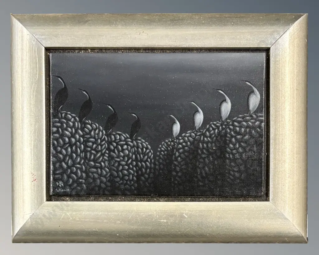 Dean Venrooy - Patience 1997, oil on board, 120x180mm Image 1++