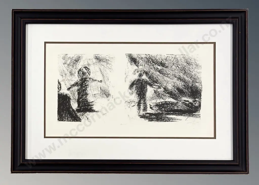 Jason Greig - Berenice, lithograph 1988, 260x470mm Image 1++