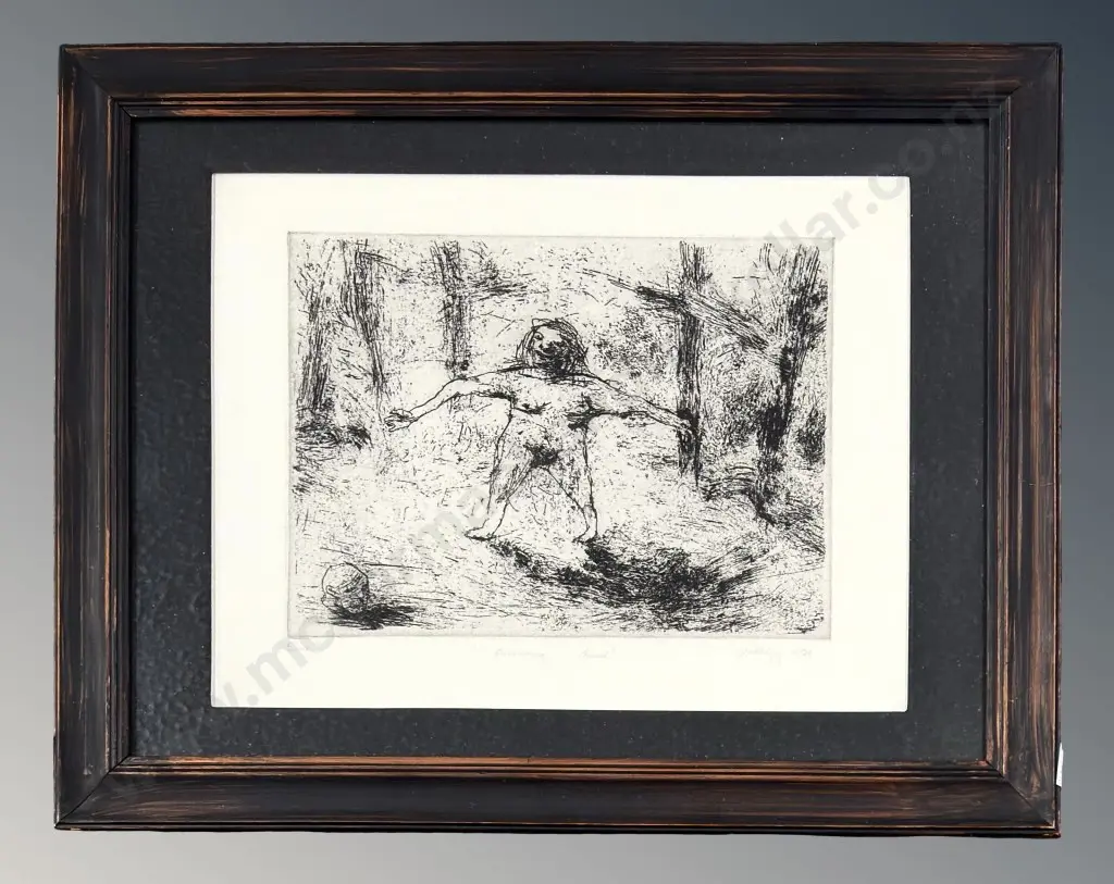 Jason Greig - Discovering Head, 1988, etching 5/10, 190x245mm Image 1++