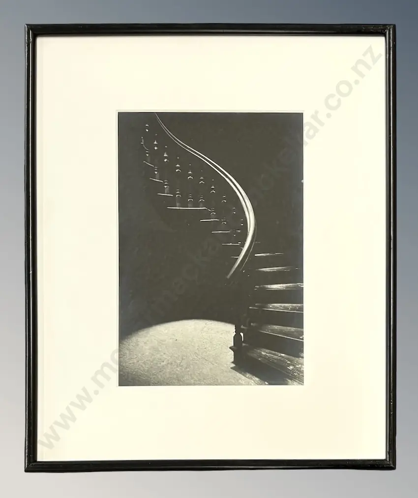 Adrienne Martyn - Untitled - Staircase, black and white photograph, 1990, 280x190mm Image 1++