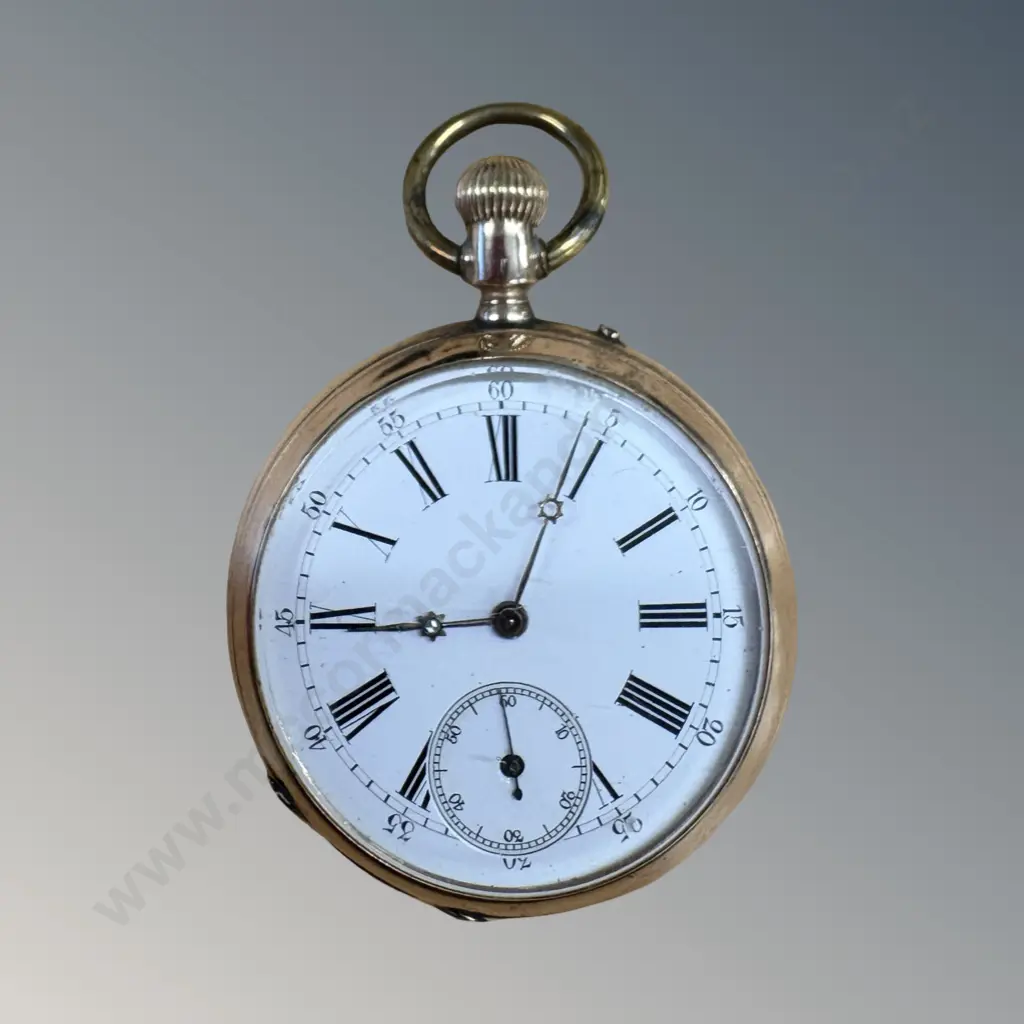 14ct Gold Pocket Watch, TW80.8gms Image 1++