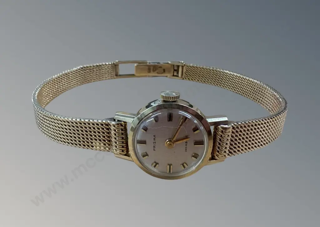 Prisma 14ct Gold Ladies Wristwatch, TW24gms Image 1++