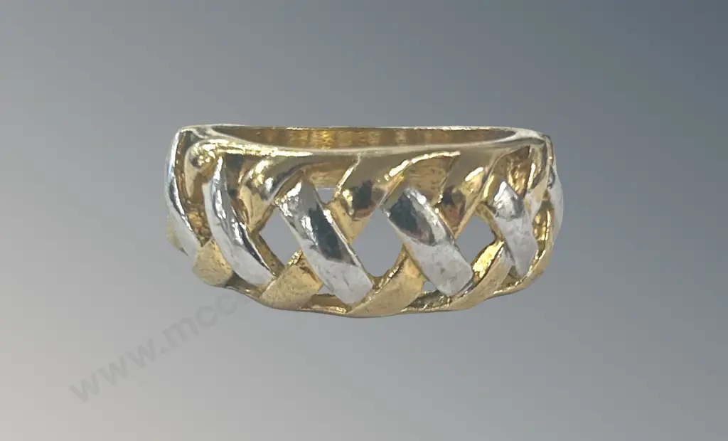 Copper and Nickel Ring, Size O, TW7gms Image 1++