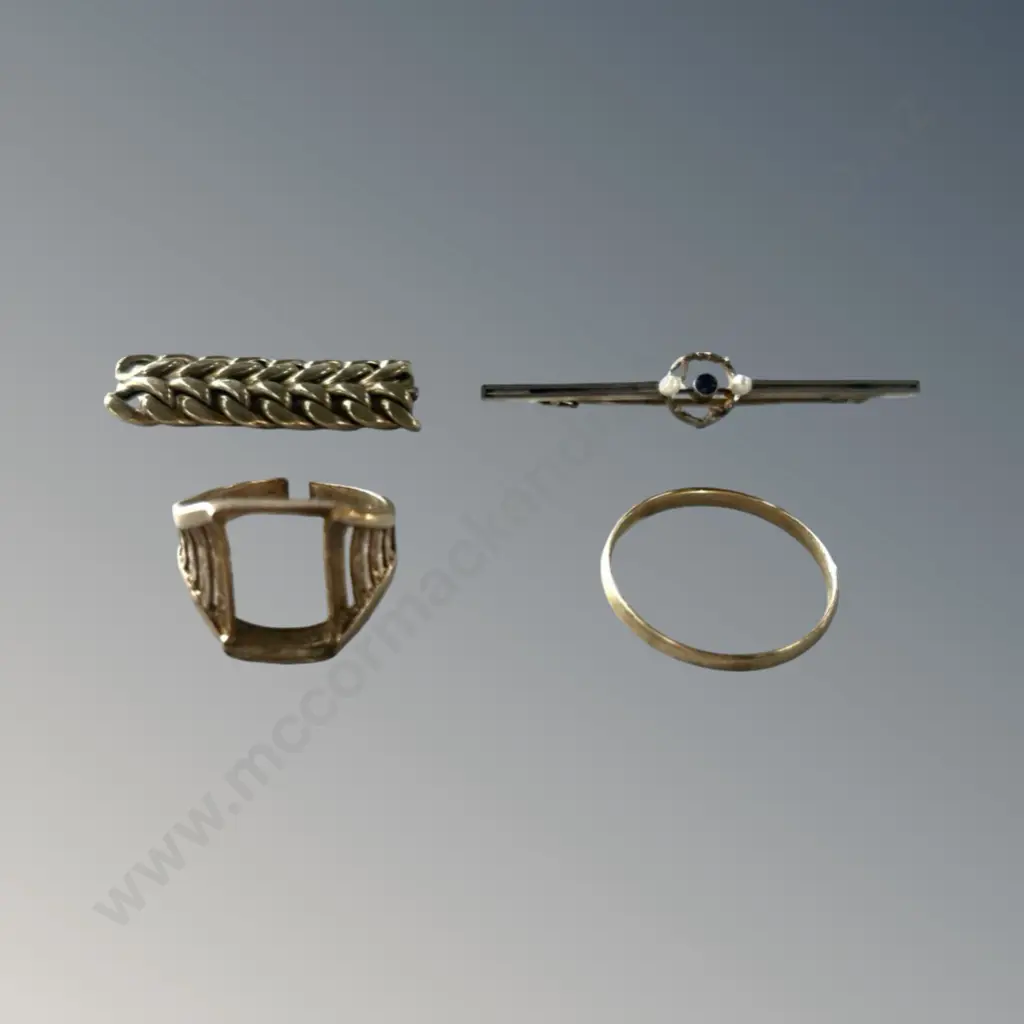 14ct Gold Pieces, TW9.8gms Image 1++